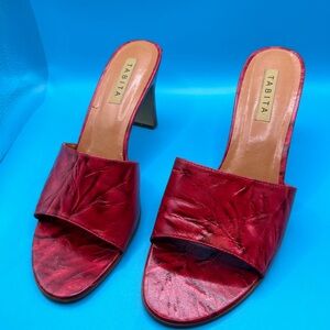 Tabitha red sandals